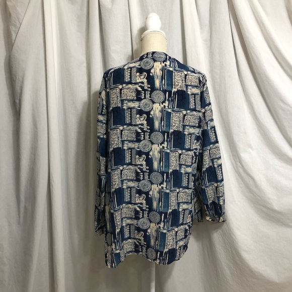 Ellements Button Up Silk Shirt - Picture 3 of 4